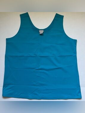 Chico's Bright Teal Scoop Neck Tank
